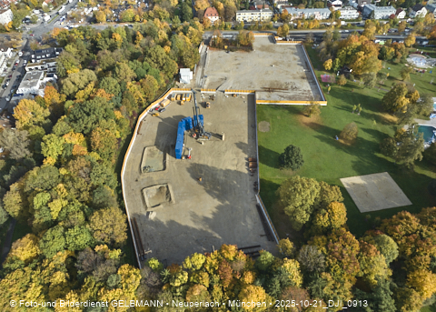 21.10.2025 - Geothermie-Baustelle am Michaelibad in Berg am Laim und Neuperlach